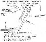 Map of Norwood Road area.